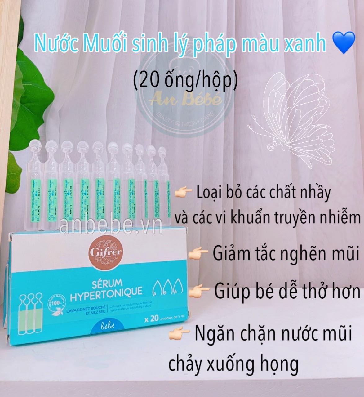 Đặc điểm nước muối sinh lý cho trẻ sơ sinh màu xanh và những ưu điểm